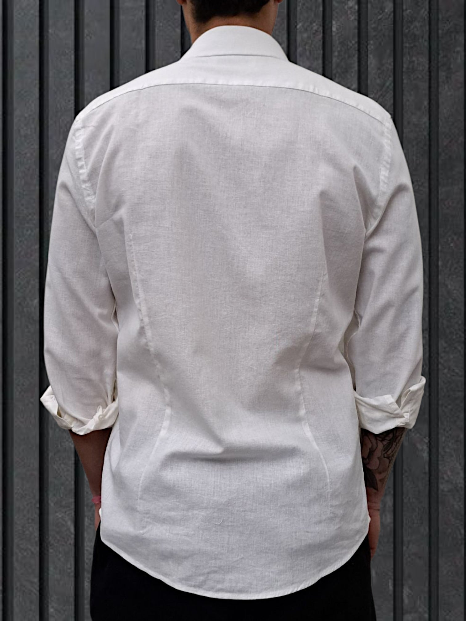 CAMICIA IN LINO BIANCA