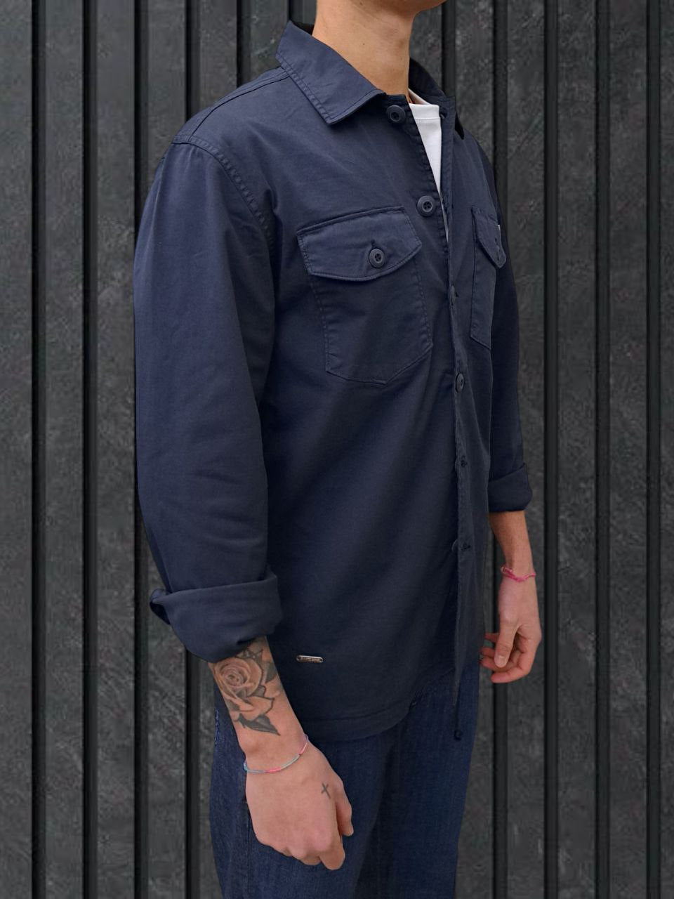 OVERSHIRT BLU