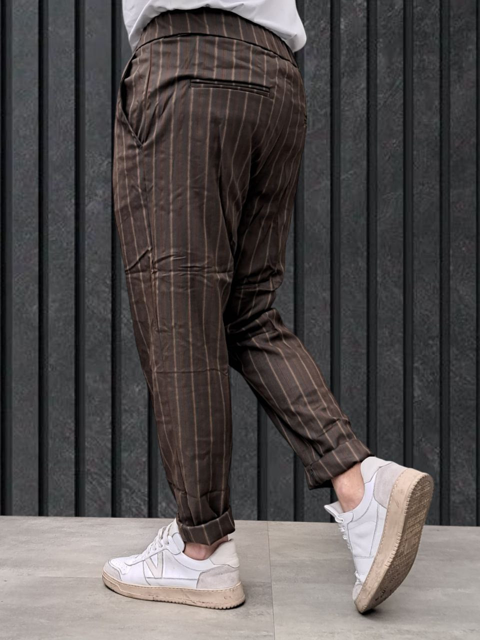 PANTALACCIO GESSATO BROWN