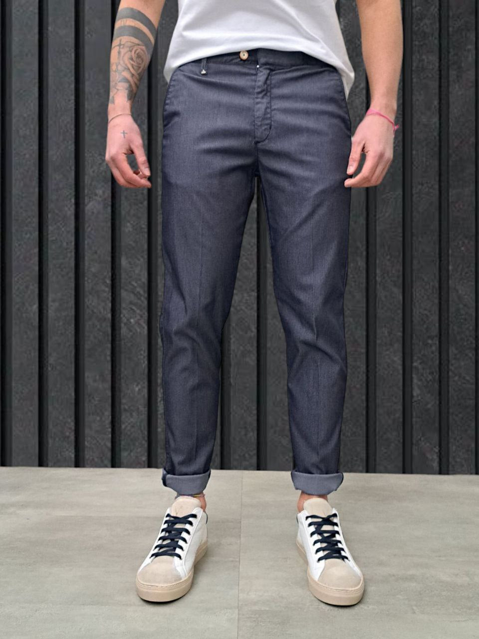 CHINOS BLU