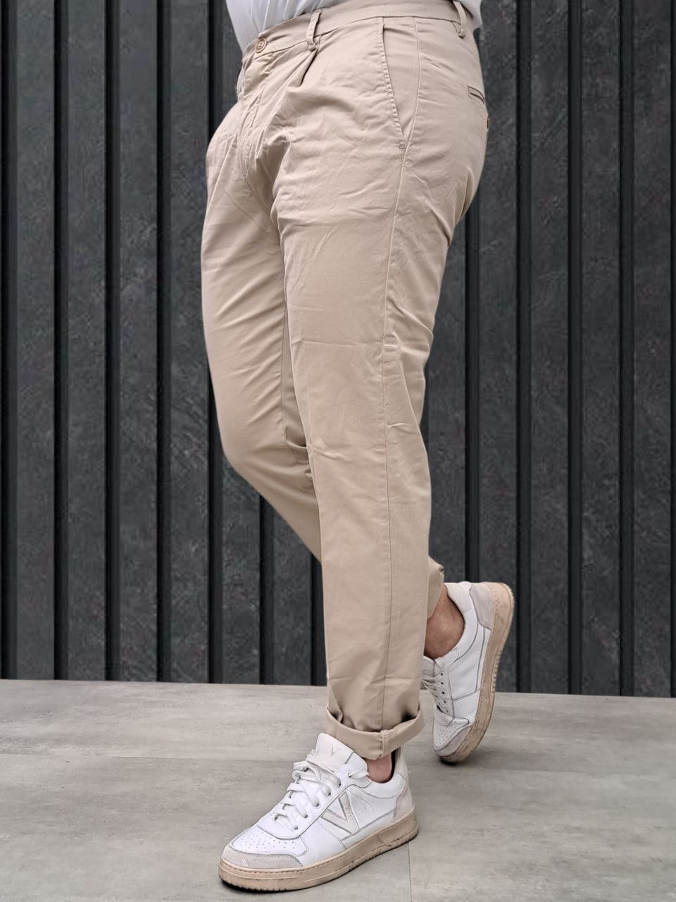 CHINO CON PENCE BEIGE