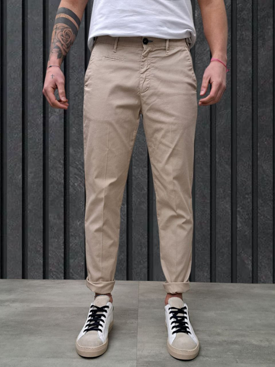 CHINOS OPERATO BEIGE