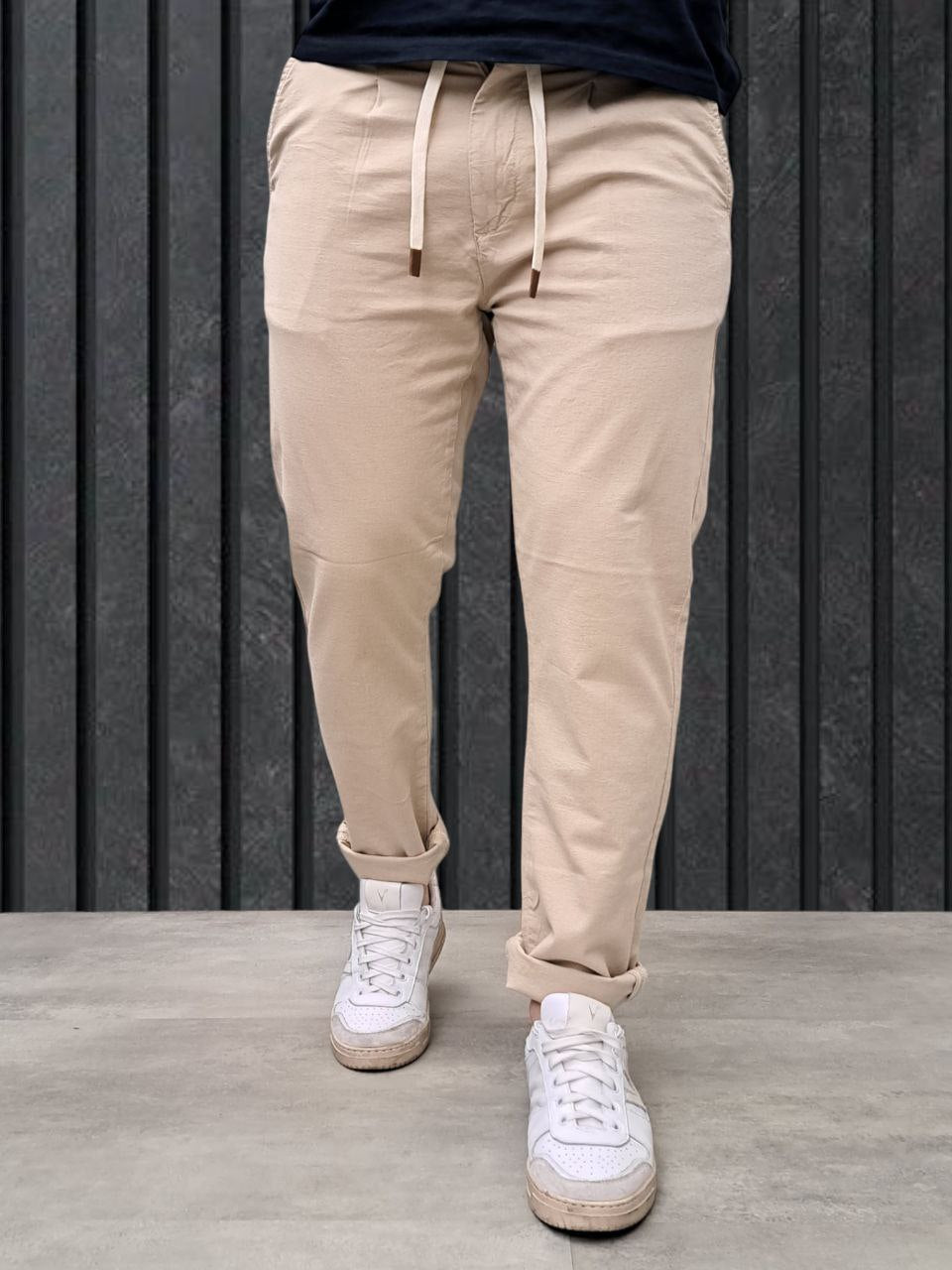 CHINO CON COULISSE Beige