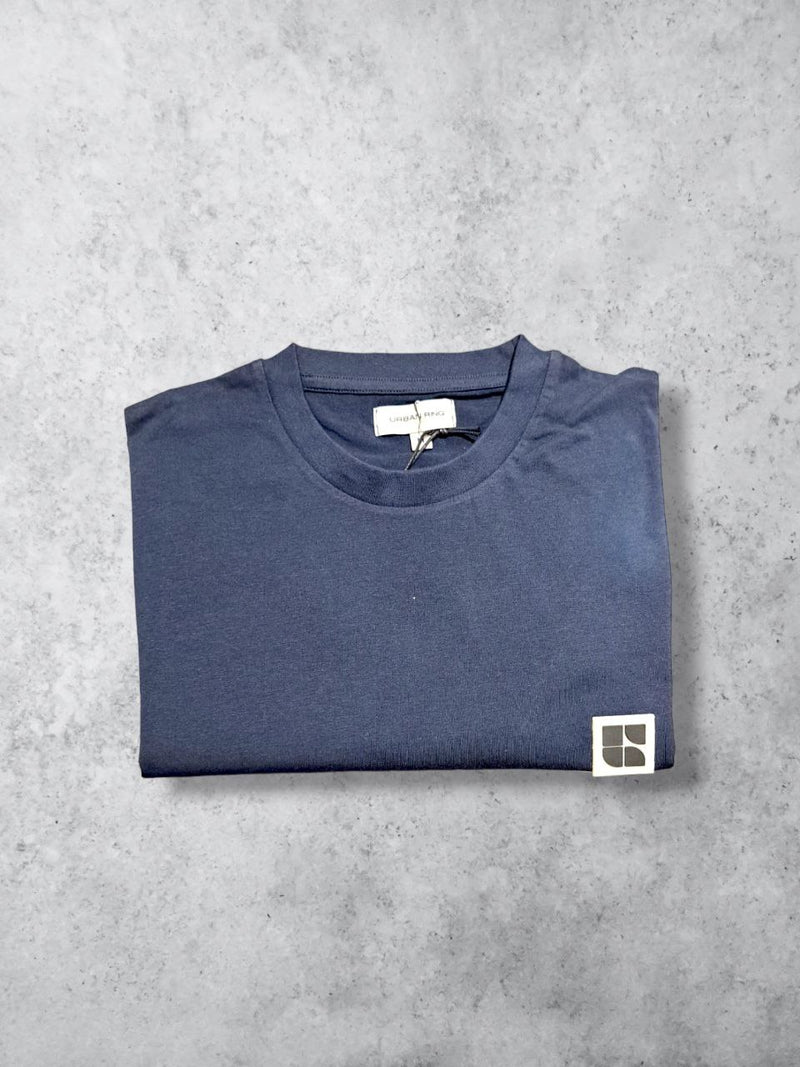 T-SHIRT LOGO BLU