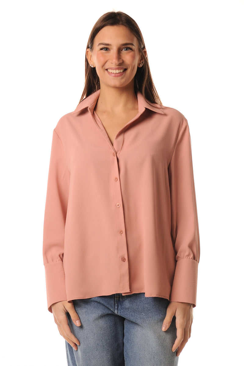 CAMICIA FLUIDA ROSA