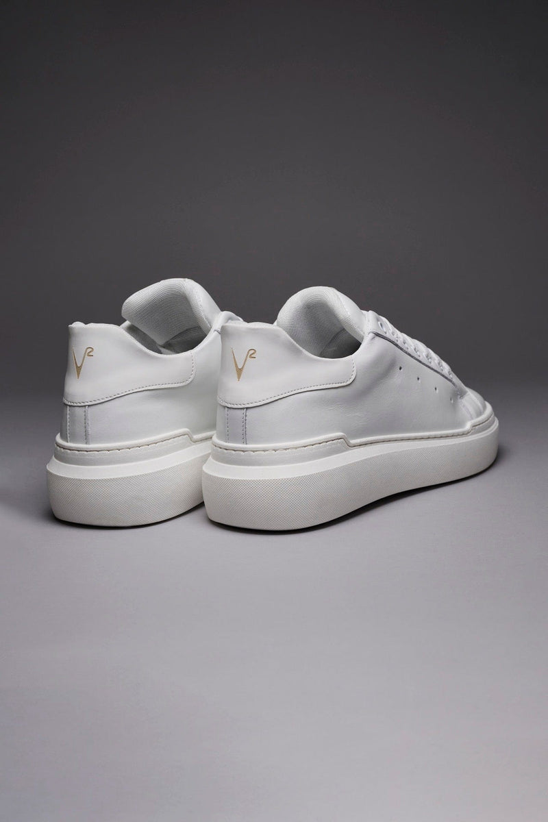 SNEAKER IN PELLE BIANCA