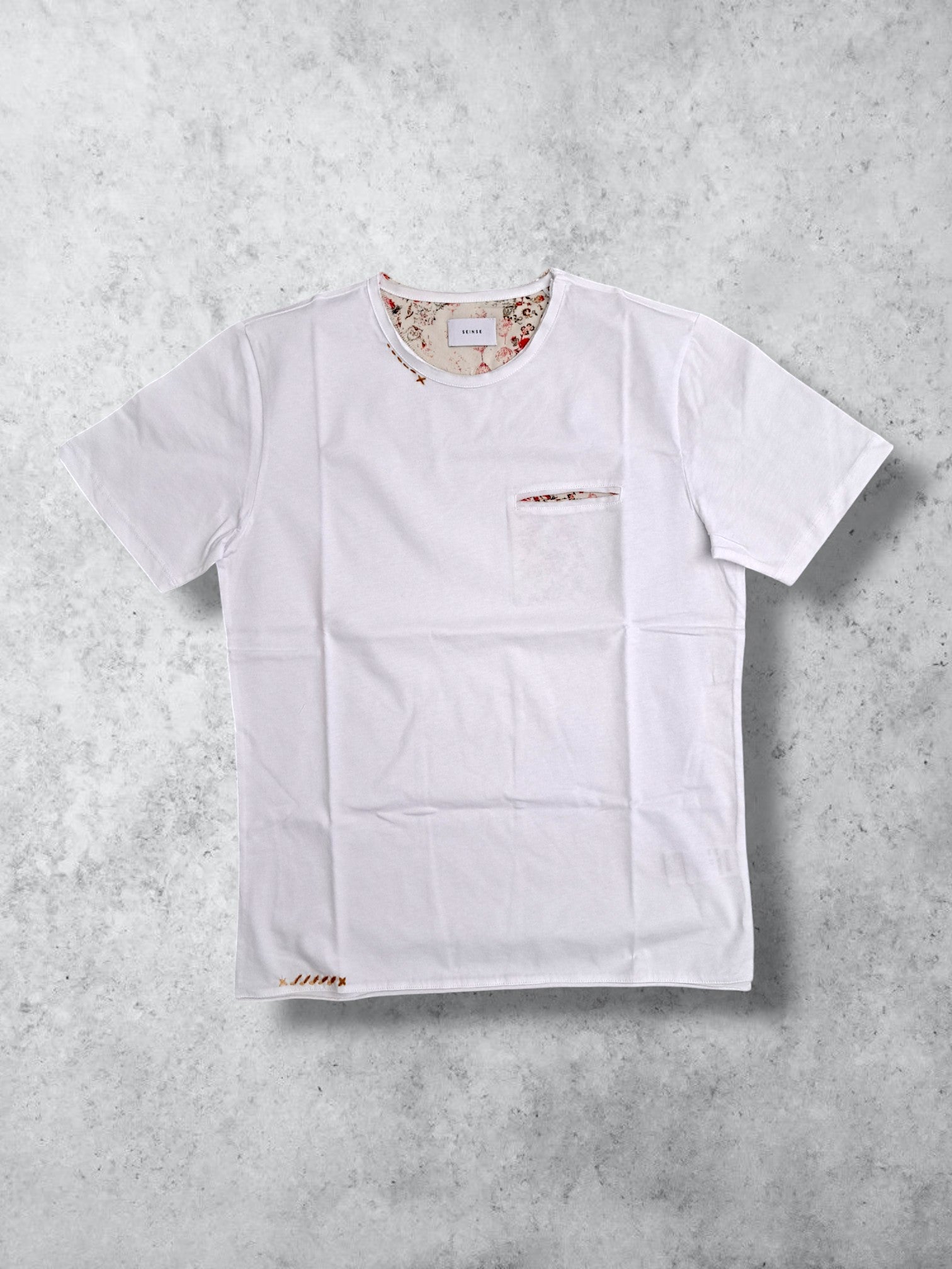 T- SHIRT RICAMO Bianco