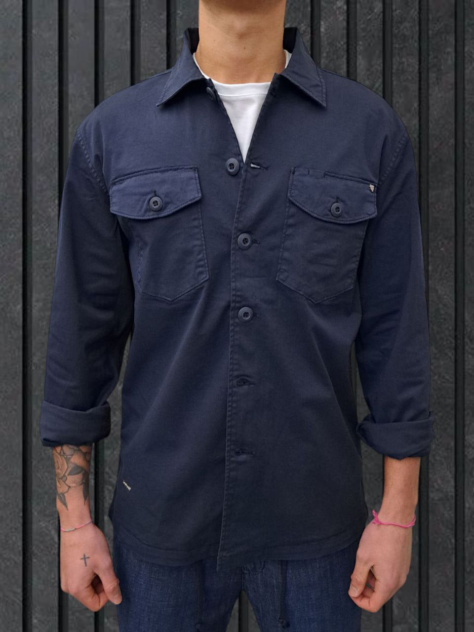 OVERSHIRT BLU