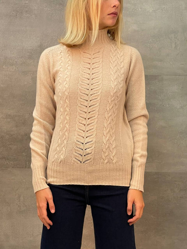 MAGLIA TRECCIA NATURALE