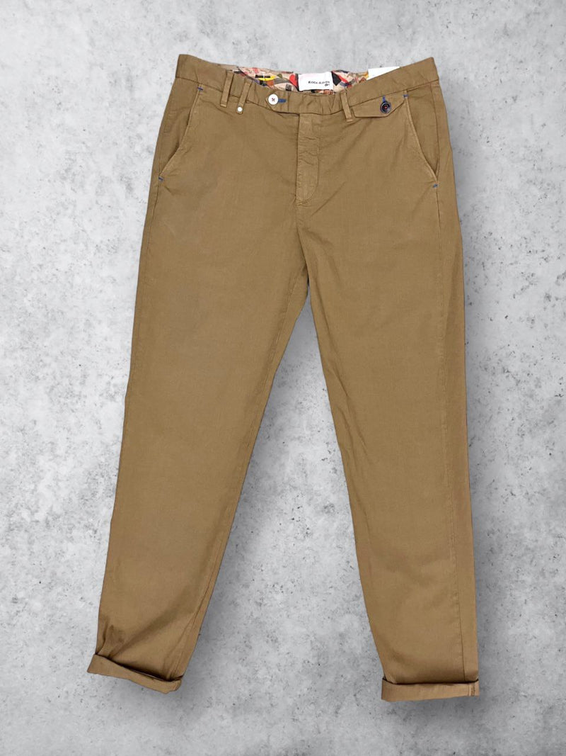 CHINO COTONE LINO DESERTO