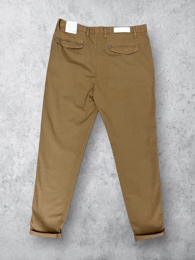 CHINO COTONE LINO DESERTO